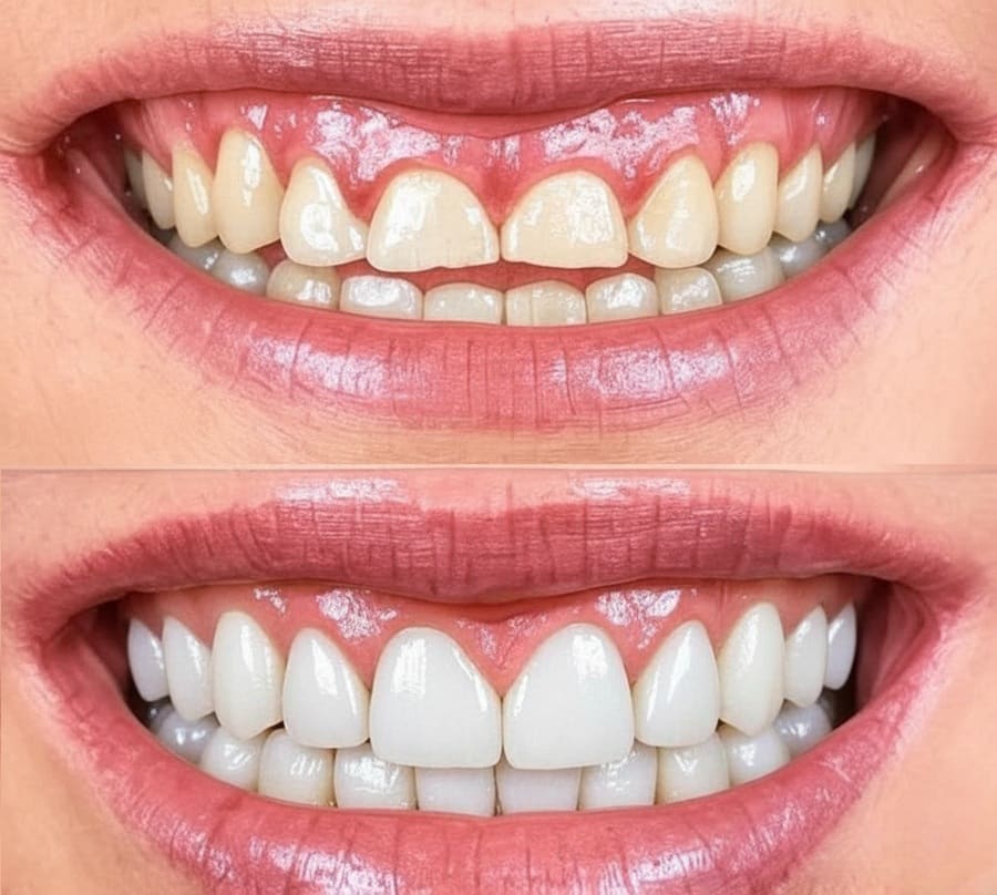 Dental Crowns Before   After Gold Coast Dental